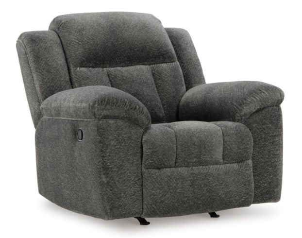 Ashley Frohn Graphite Rocker Recliner large image number 3