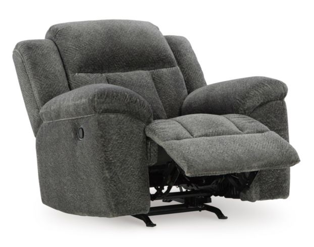 Ashley Frohn Graphite Rocker Recliner large image number 4