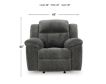 Ashley Frohn Graphite Rocker Recliner small image number 8