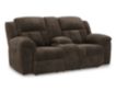 Ashley Frohn Chocolate Reclining Console Loveseat small image number 3