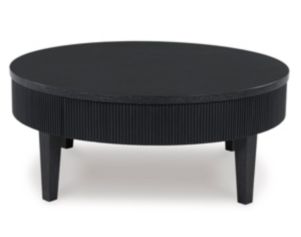 Ashley Marstream Round Black Coffee Table