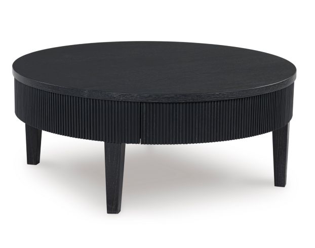 Ashley Marstream Round Black Coffee Table large image number 2