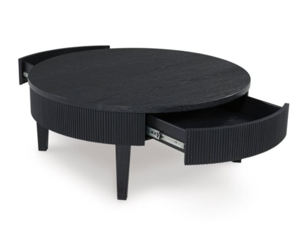 Ashley Marstream Round Black Coffee Table large image number 3