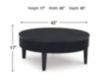 Ashley Marstream Round Black Coffee Table small image number 9