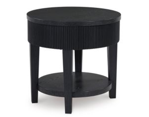 Ashley Marstream Round Black End Table