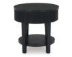 Ashley Marstream Round Black End Table small image number 3