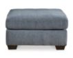 Ashley Marleton Denim Blue Oversized Accent Ottoman small image number 1