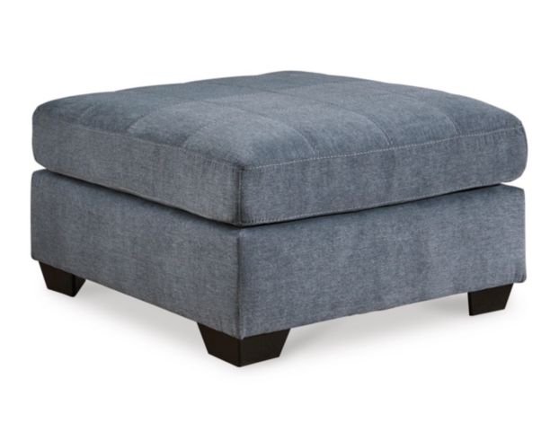 Ashley Marleton Denim Blue Oversized Accent Ottoman large image number 2