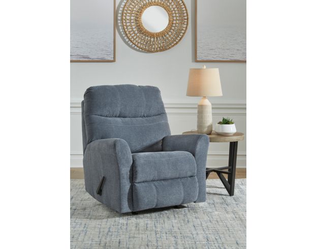 Ashley Marleton Denim Blue Rocker Recliner large image number 7