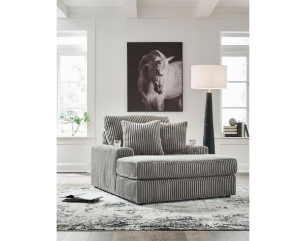 Ashley Lindyn Fog Oversized Chaise Lounge large image number 6