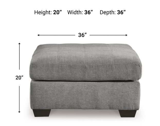 Ashley Marleton Gray Cocktail Ottoman large image number 6