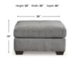 Ashley Marleton Gray Cocktail Ottoman small image number 6