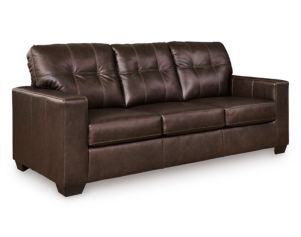 Ashley Santorine Dark Brown Leather Sofa