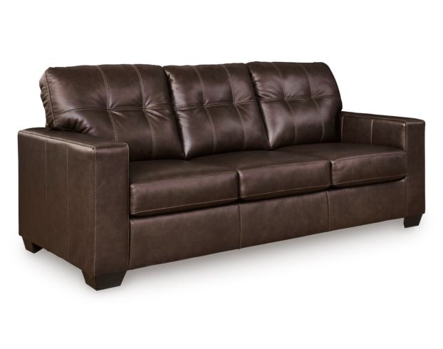 Ashley Santorine Dark Brown Leather Sofa large image number 2