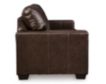 Ashley Santorine Dark Brown Leather Sofa small image number 3