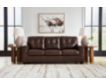 Ashley Santorine Dark Brown Leather Sofa small image number 6