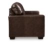 Ashley Santorine Dark Brown Leather Loveseat small image number 3