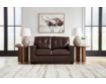 Ashley Santorine Dark Brown Leather Loveseat small image number 5