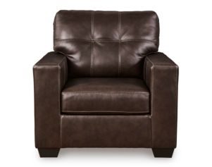 Ashley Santorine Dark Brown Leather Chair