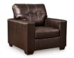 Ashley Santorine Dark Brown Leather Chair small image number 2