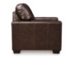 Ashley Santorine Dark Brown Leather Chair small image number 3