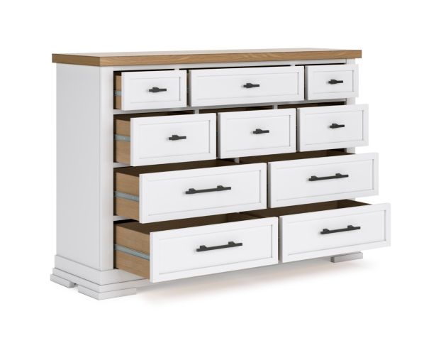 Ashley Ashbryn 10-Drawer Dresser large image number 4