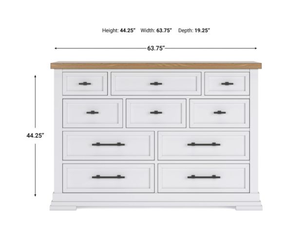 Ashley Ashbryn 10-Drawer Dresser large image number 10