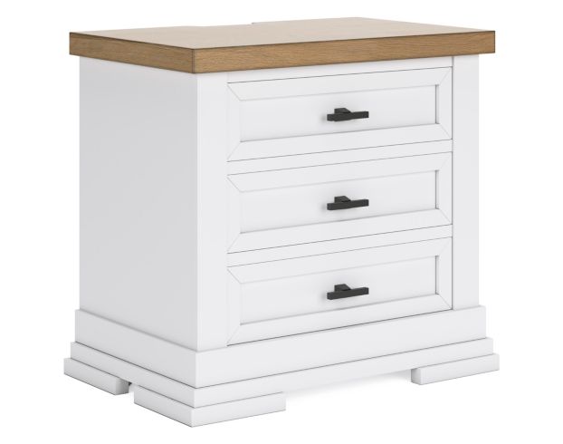 Ashley Ashbryn 3-Drawer Nightstand large image number 2