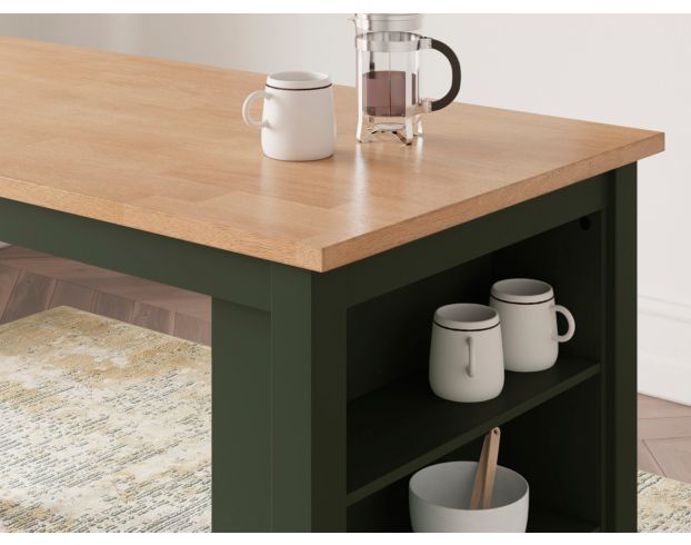 Ashley Furniture Industries In Gesthaven Natural/Green Counter Table large image number 8