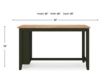 Ashley Furniture Industries In Gesthaven Natural/Green Counter Table small image number 10