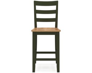 Ashley Furniture Industries In Gesthaven Natural/Green Counter Stool