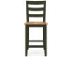 Ashley Furniture Industries In Gesthaven Natural/Green Counter Stool small image number 1