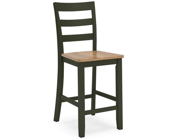 Ashley Furniture Industries In Gesthaven Natural/Green Counter Stool large image number 2