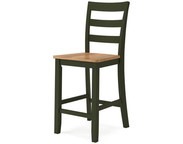 Ashley Furniture Industries In Gesthaven Natural/Green Counter Stool large image number 6