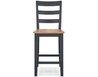 Ashley Furniture Industries In Gesthaven Natural/Blue Counter Stool