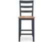 Ashley Furniture Industries In Gesthaven Natural/Blue Counter Stool small image number 1