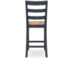 Ashley Furniture Industries In Gesthaven Natural/Blue Counter Stool small image number 4