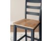 Ashley Furniture Industries In Gesthaven Natural/Blue Counter Stool small image number 6