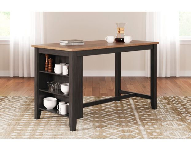 Ashley Furniture Industries In Gesthaven Natural/Brown Counter Table large image number 9