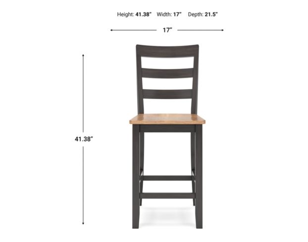 Ashley Furniture Industries In Gesthaven Natural/Brown Counter Stool large image number 9