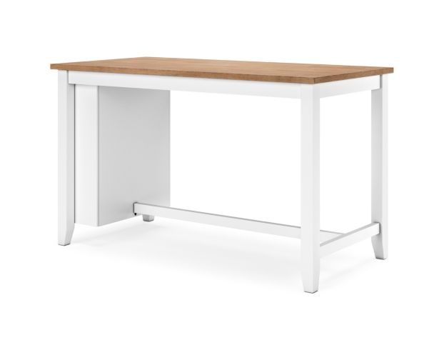 Ashley Furniture Industries In Gesthaven Natural/White Counter Table large image number 4