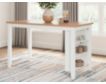 Ashley Furniture Industries In Gesthaven Natural/White Counter Table small image number 9