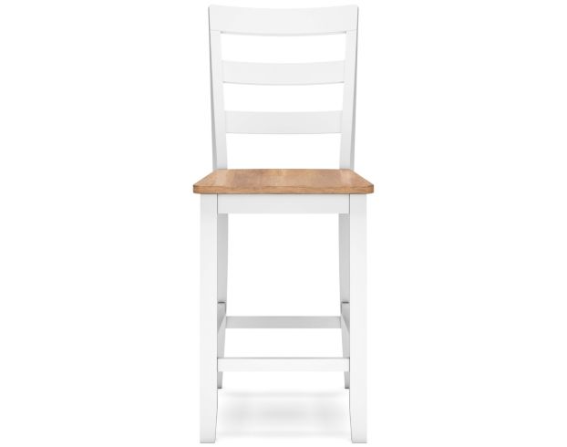 Ashley Furniture Industries In Gesthaven Natural/White Counter Stool large image number 1