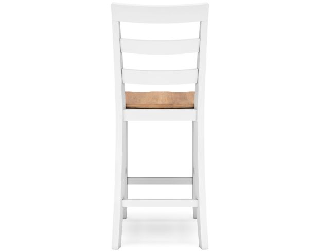 Ashley Furniture Industries In Gesthaven Natural/White Counter Stool large image number 4