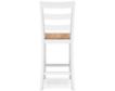 Ashley Furniture Industries In Gesthaven Natural/White Counter Stool small image number 4