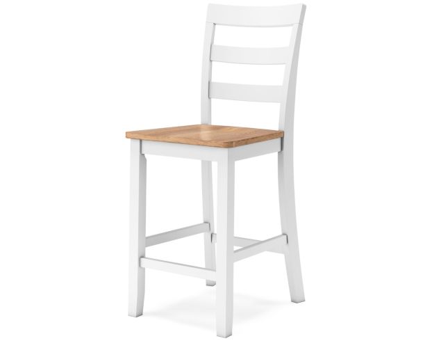 Ashley Furniture Industries In Gesthaven Natural/White Counter Stool large image number 6