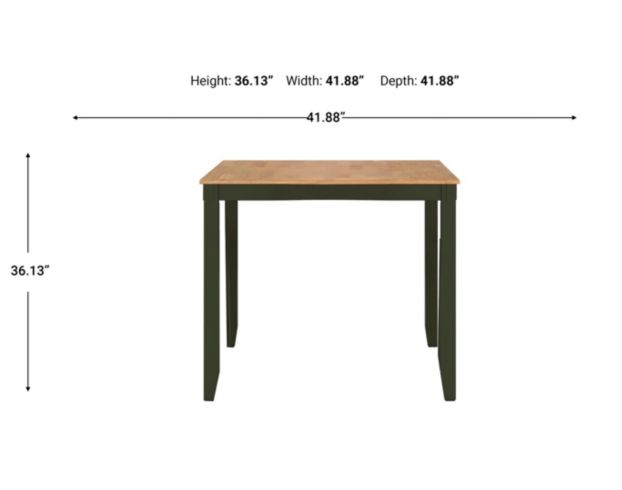 Ashley Furniture Industries In Gesthaven Natural/Green 5-Piece Counter Set large image number 11