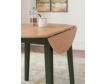 Ashley Furniture Industries In Gesthaven Natural/Green Drop-Leaf Round Table small image number 4