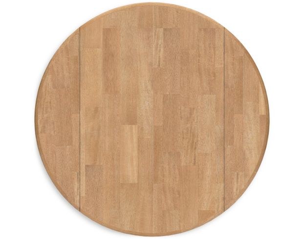 Ashley Furniture Industries In Gesthaven Natural/Green Drop-Leaf Round Table large image number 5