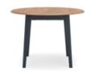 Ashley Furniture Industries In Gesthaven Natural/Blue Drop-Leaf Round Table small image number 1